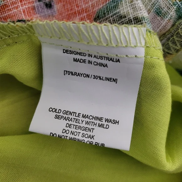 Petal & Pup Flourish Puff Sleeve Mini Wrap Dress Size XS New - Picture 6 of 8